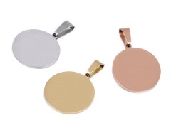 Medál orvosi acélból 