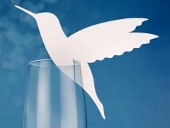    Ültető kártya pohárra galamb - 10 db/csomag 