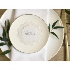    Ültető kártya tányérra - 10 db/csomag Esküvői díszítés