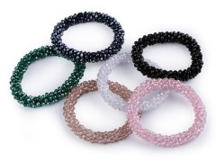 Gumis karkötő elasztikus kövekkel Karkötő,gyűrű-, kellék