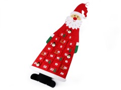   Adventi naptár Santa - 110 cm Mikulás