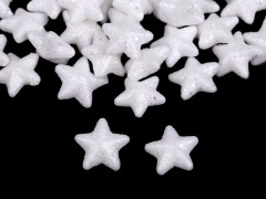     Hungarocell csillag glitteres - 100 db Hungarocell,műanyag kellék