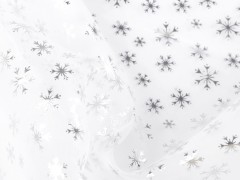 Hópihés organza szövet Karácsonyi textil