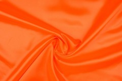 Prémium szatén anyag - Narancssárga 
