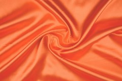 Prémium szatén anyag - Narancssárga Tüll, Szatén,Taft