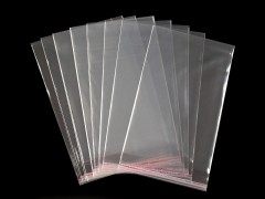 PP ragasztócsíkos celofán tasak 13x20 cm - 100 db Ajándék csomagolás