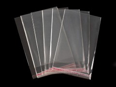 PP ragasztócsíkos celofán tasak  8x12  cm - 100 db Ajándék csomagolás