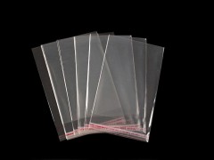 PP ragasztócsíkos celofán tasak  6x8  cm - 100 db Ajándék csomagolás