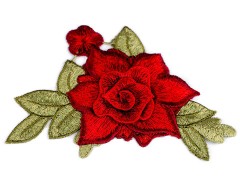 Felvasalható rózsa - 9x13 cm Vasalható, varrható kellék