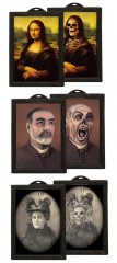 ÁTVÁLTOZÓS HOLOGRAMOS FALIKÉP Halloween