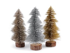            Karácsonyfa dekoráció glitteres - 20 cm Dekoráció