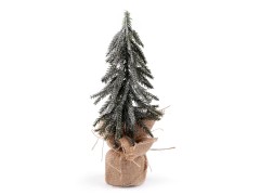            Mű karácsonyfa glitterekkel - 29 cm Dekoráció