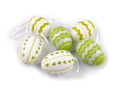 Húsvéti tojás akasztásra - 6 db 