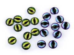 Ragasztható üveg szemek - 10 szett/csomag Figurák- állatkák félkésztermék
