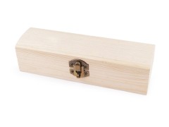 Fa doboz díszítésre - 5,5 x 18,5 cm Tárolás,tisztítás