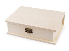 Fa doboz -12,5 x 17,5 cm Tárolás,tisztítás