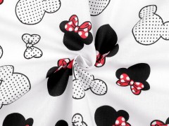                      Minnie Mouse mintás pamutvászon 