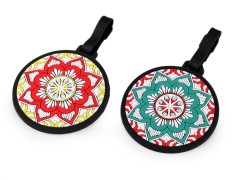   Mandala névjegy címke tartó Táska,pénztárca kellék