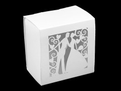 Papír doboz lakodalmi - 10 db/csomag Esküvői díszítés