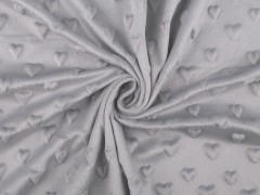 Mink 3D szív plüss anyag 