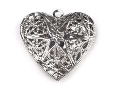 Medailon szív szelence 