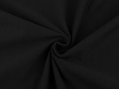 Elasztikus pamutszövet - Fekete 