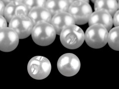                             Felvarrható gyöngy 20 db/csomag - Fehér Gyöngy-,gyöngyfűző