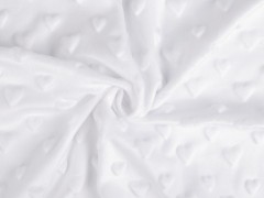 Mink 3D szív plüss anyag 