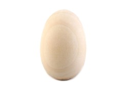  Fa tojás díszíthető - 4 cm Fa,üveg dísz-, kellék