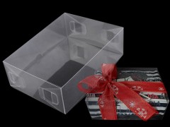 Műanyag doboz tetővel - 10 db/csomag Ajándék csomagolás