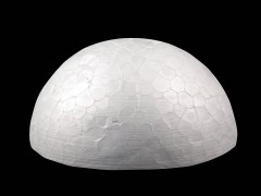 Hungarocell félgolyó - 19 cm Hungarocell,műanyag kellék
