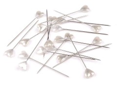 Gombostű szív alakú - 24 db 